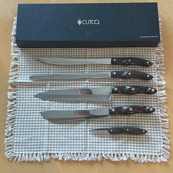 Cutco Other - NWOT - Cutco Knife Set with Dark Handles